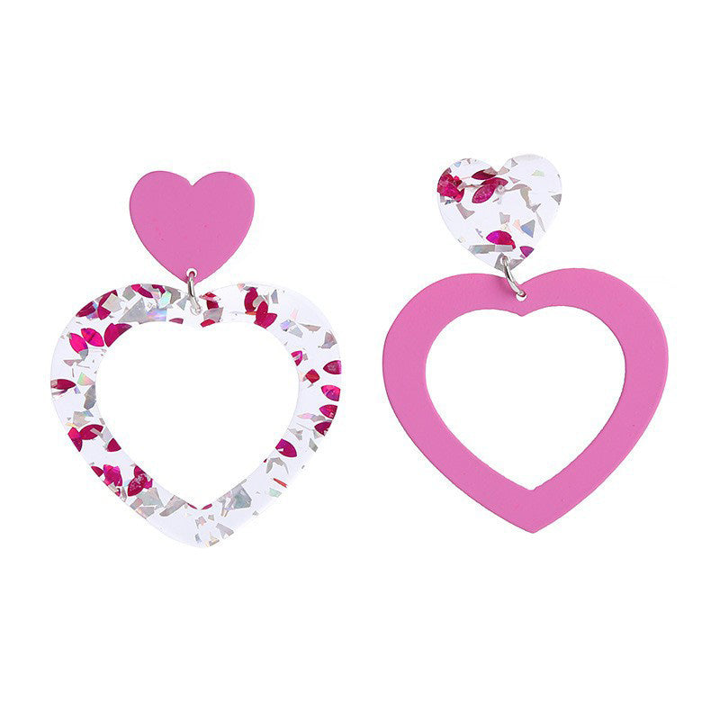 Valentine's Day Irregular Heart Earrings