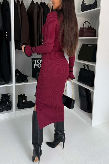 Women's Elegant Slim Fit Knit Dress