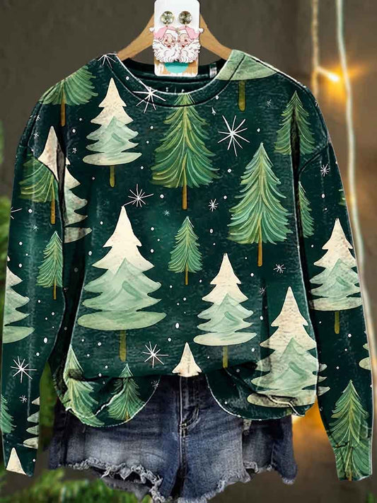 Christmas tree fall Casual  Sweatshirt