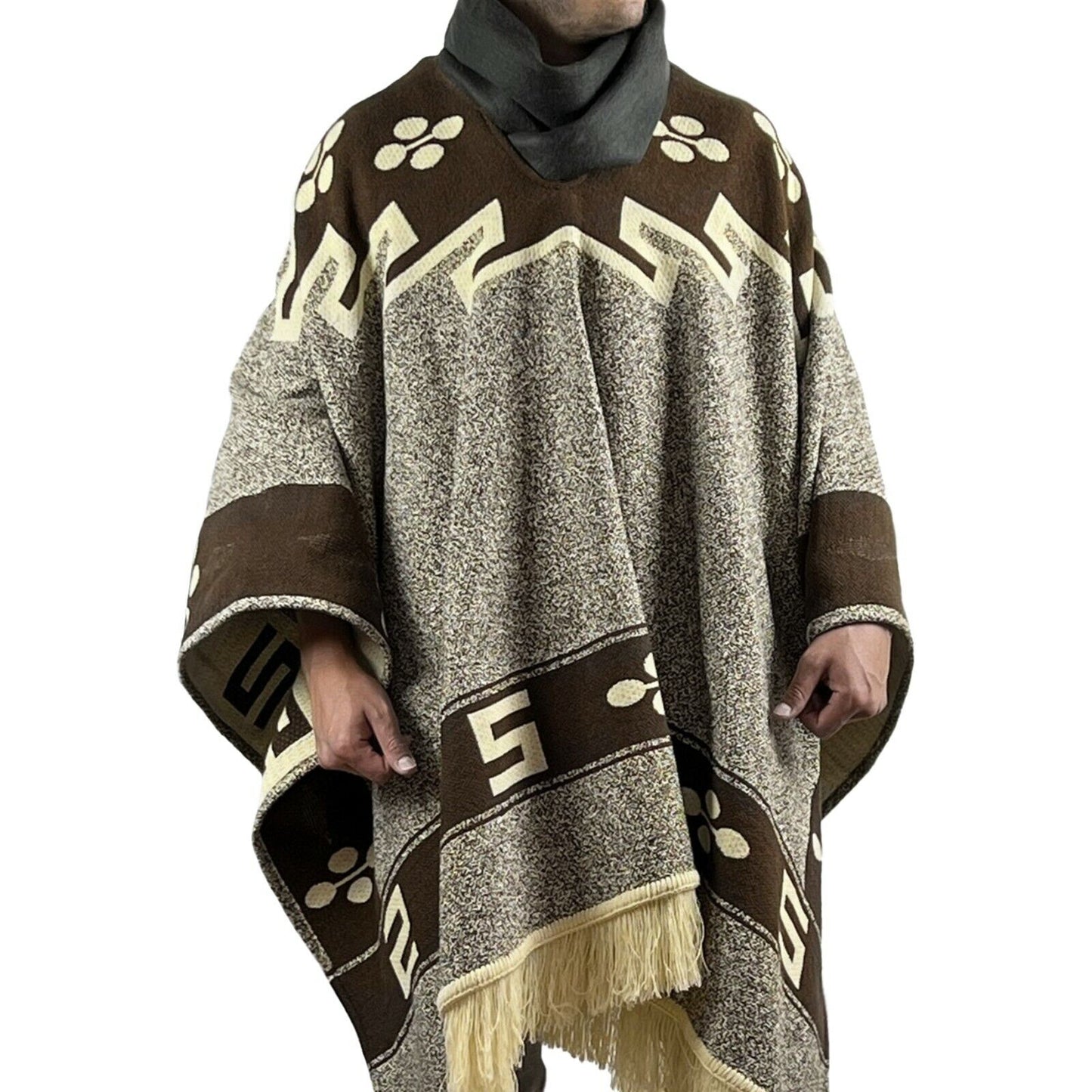 Back to the Future inspired Cowboy Poncho Serape replica handmade of Alpaca wool