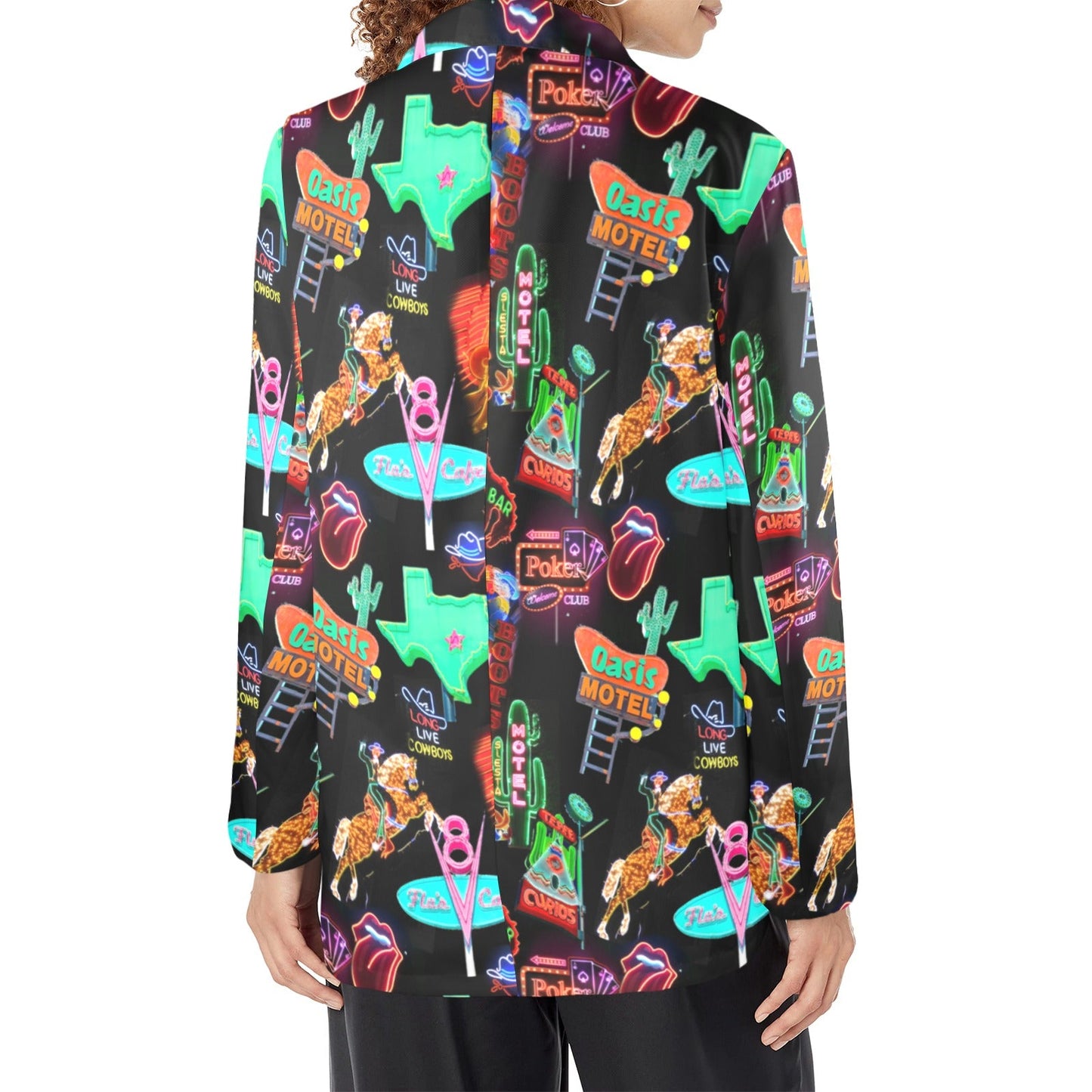 Vegas Neon Women's Western Blazer