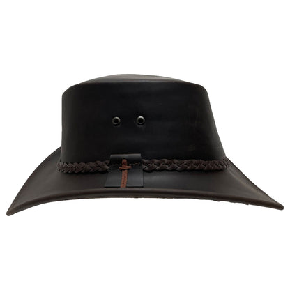 Bushman - Mens Outback Leather Hat