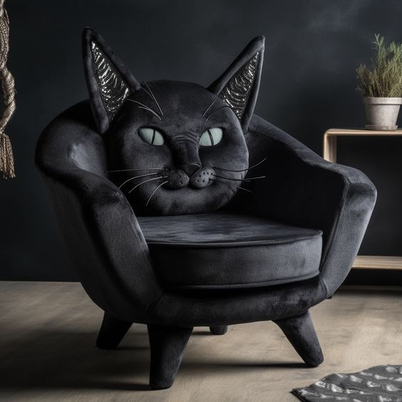 Merry Christmas！🔥Clearance Sale🐱Art design Cat Chair