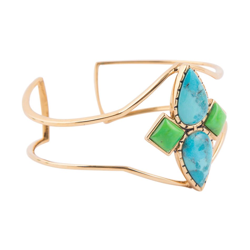 Colors of Turquoise Cuff Bracelet