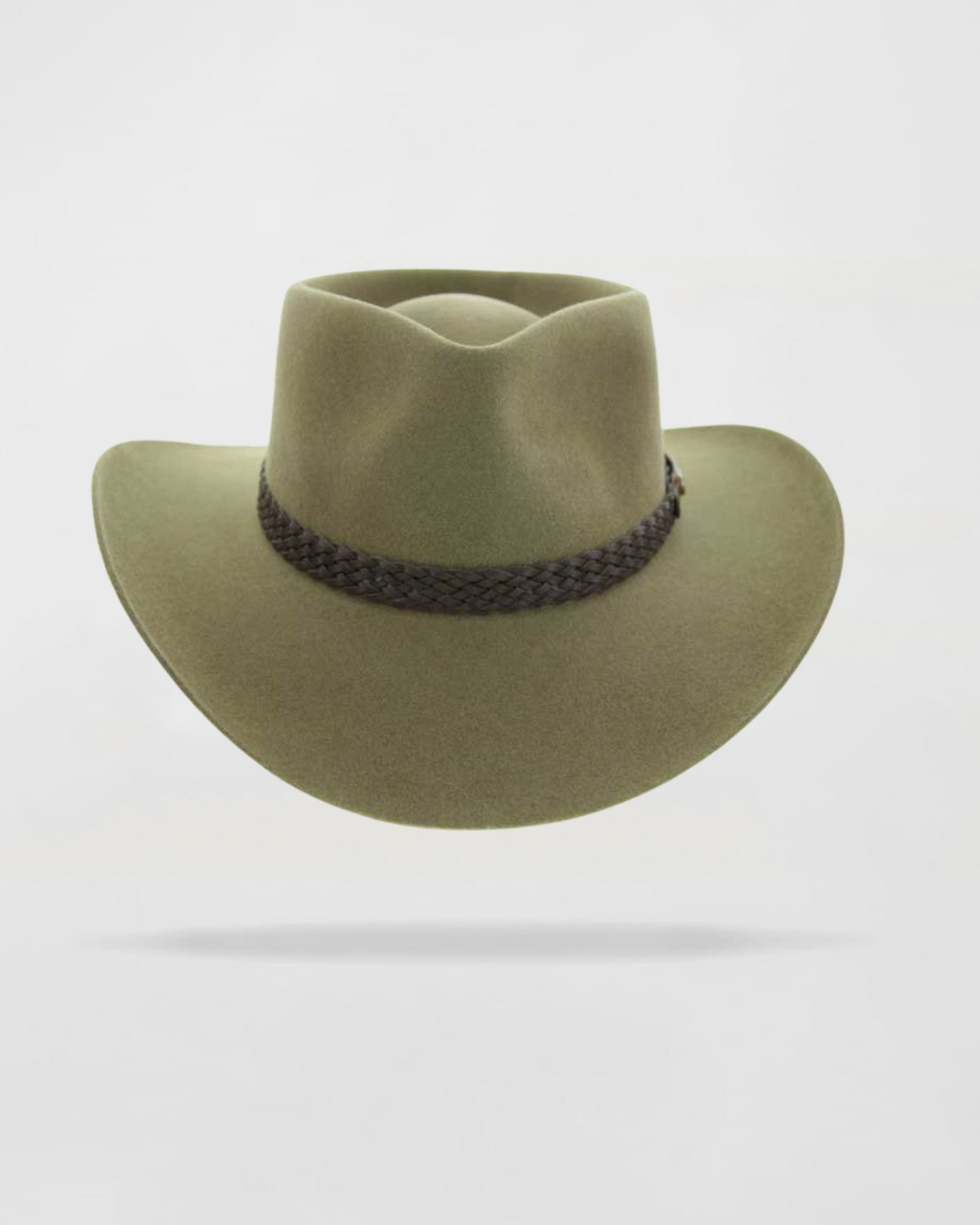 Cattleman__ Crown Felt Cowboy Hat