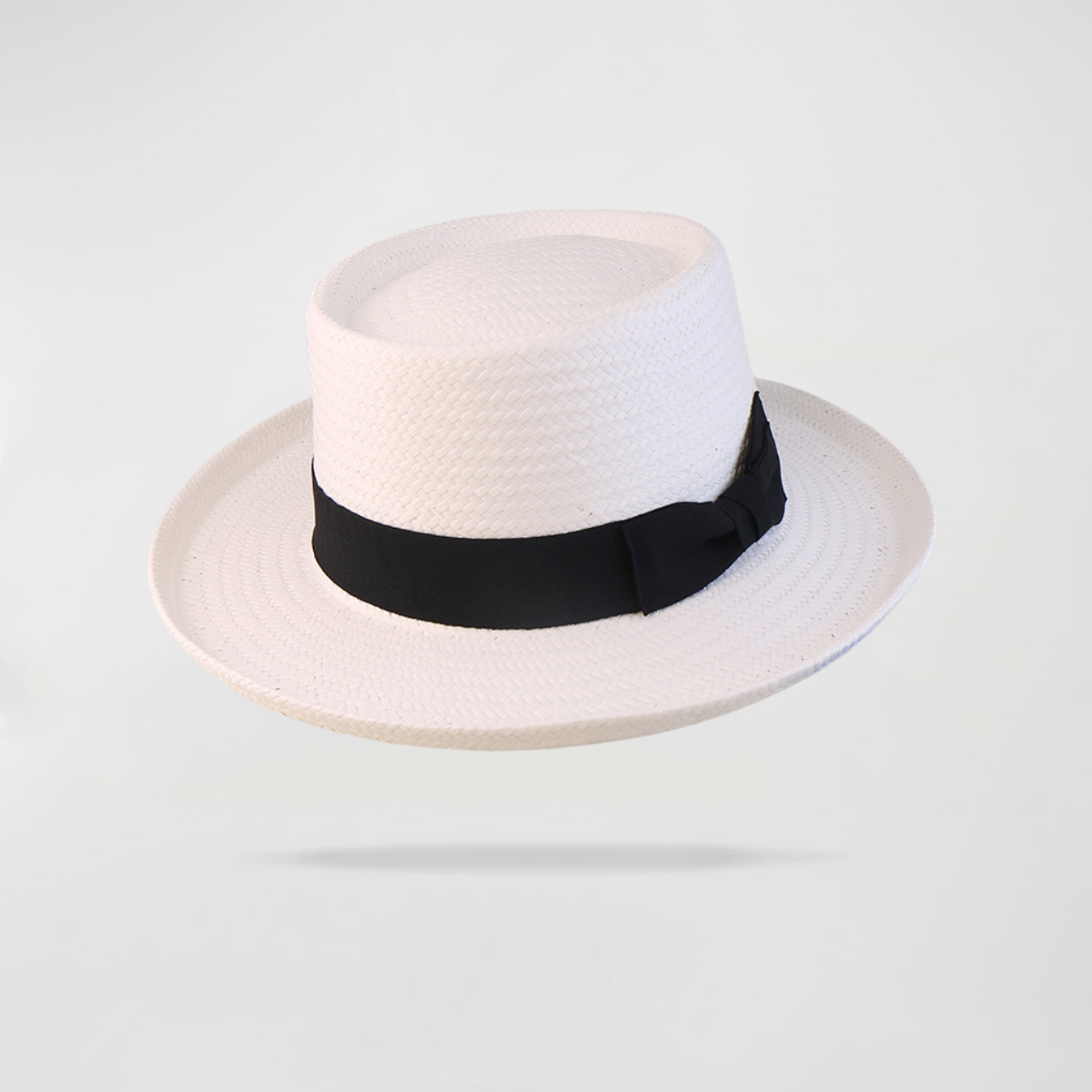 Vintage Vibe Straw Pork Pie Hat