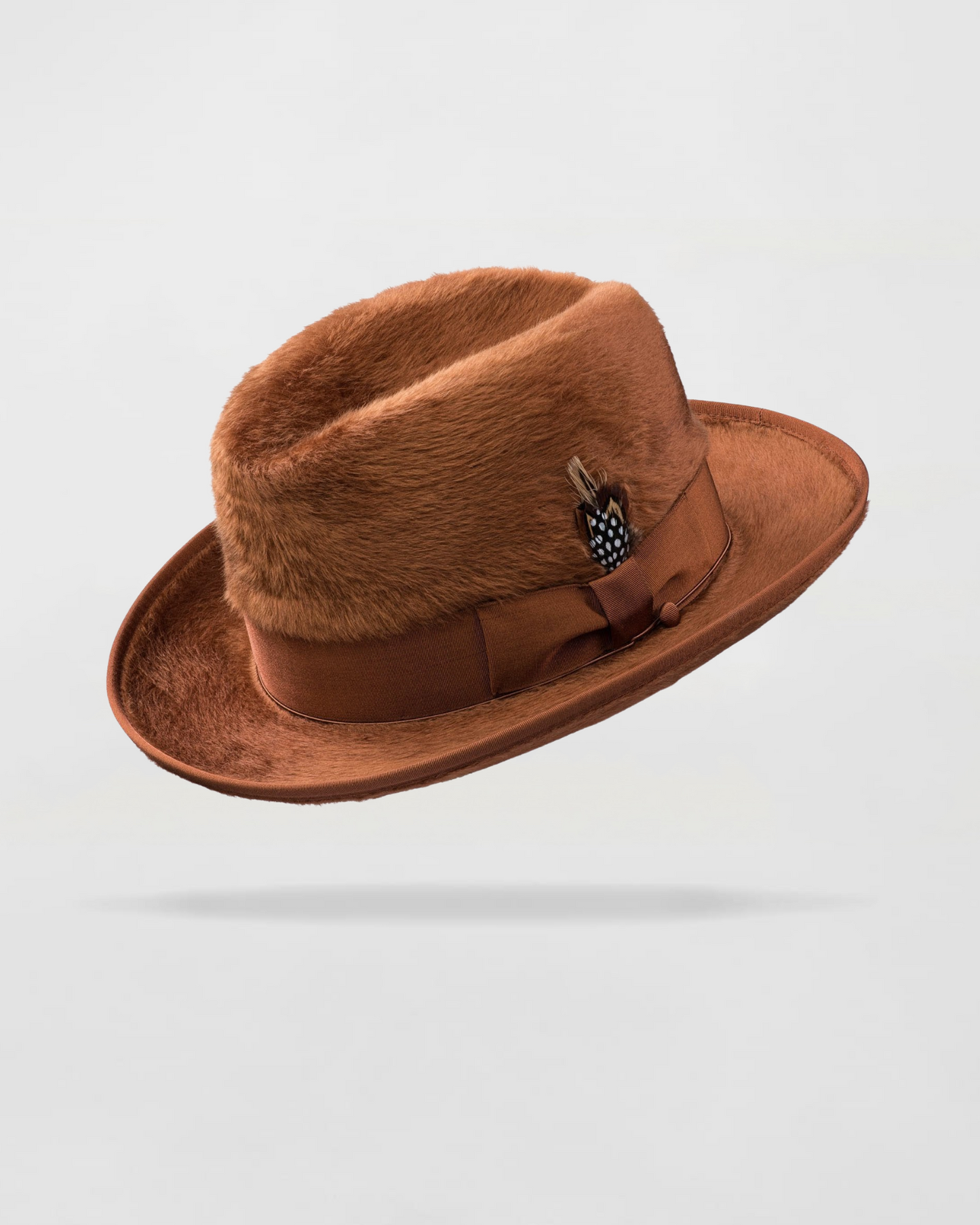 Dapper Gent's Fedora Homburg Beaver Hat