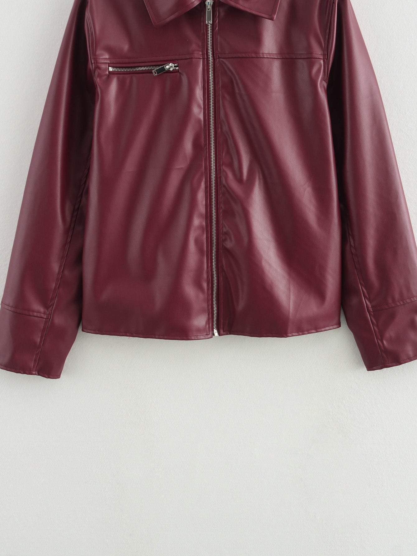 Ruby Luxe Leather Moto Jacket