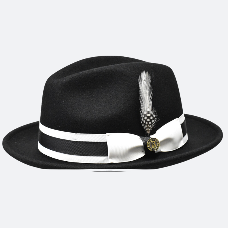 Heritage Classic Fedora Crushable 2-Tone Fedora Hat