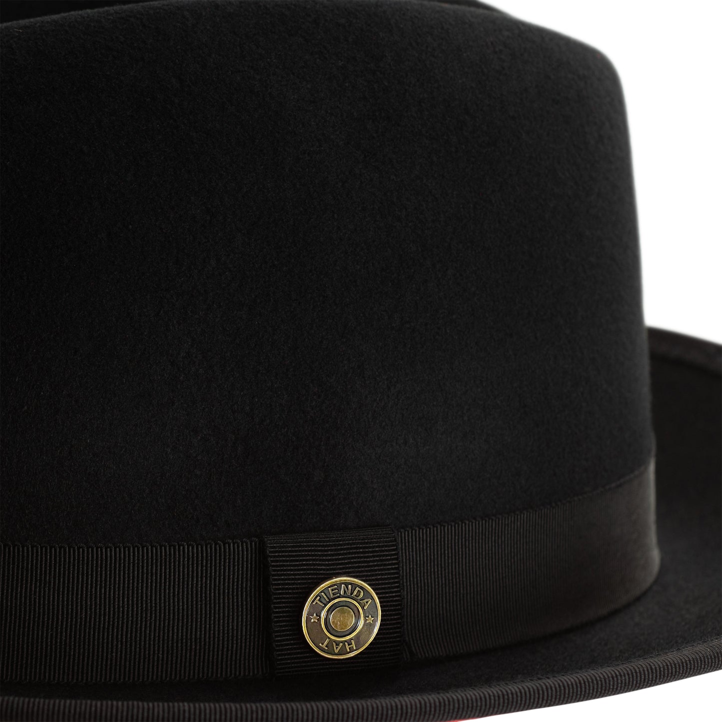 Classic Center-creased Fedora-King (Jet Black)