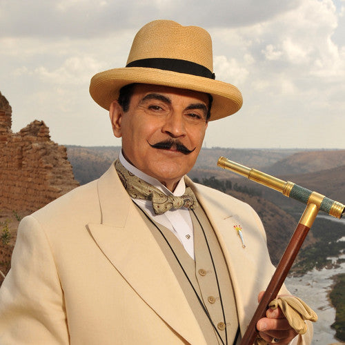 Hercule Poirot’s homburg straw hat