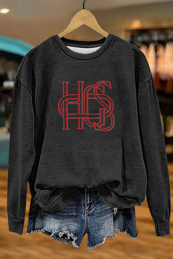 Arkansas Gameday Hogs Print Sweatshirt