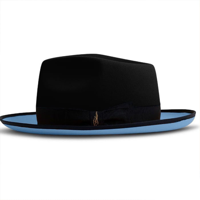 Limited - The Fox Fedora - Black Light Blue