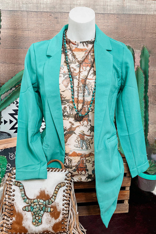 Casual Lapel Pocket Blazer