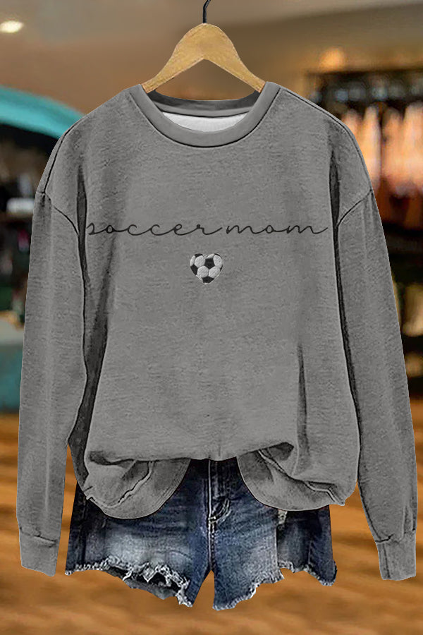 Classic Gameday Soccer Print Sweatshirt