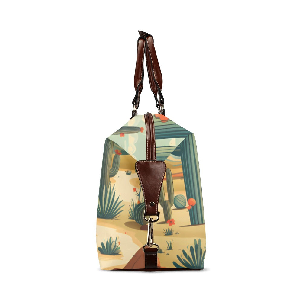 Desert Oasis Large Western Travel Flight Bag