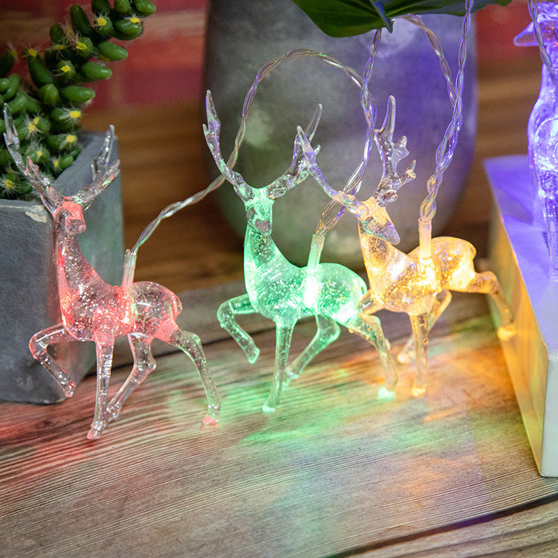 Christmas elk lamp string sika deer modeling lamp