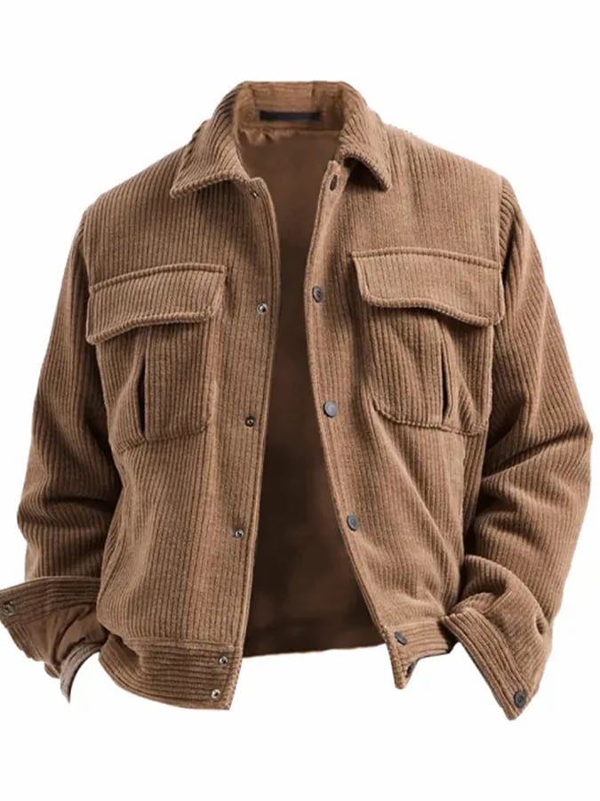 Men's Vintage Herringbone Hunting Jacket