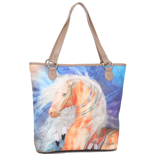 Montana West Horse Canvas Tote Bag