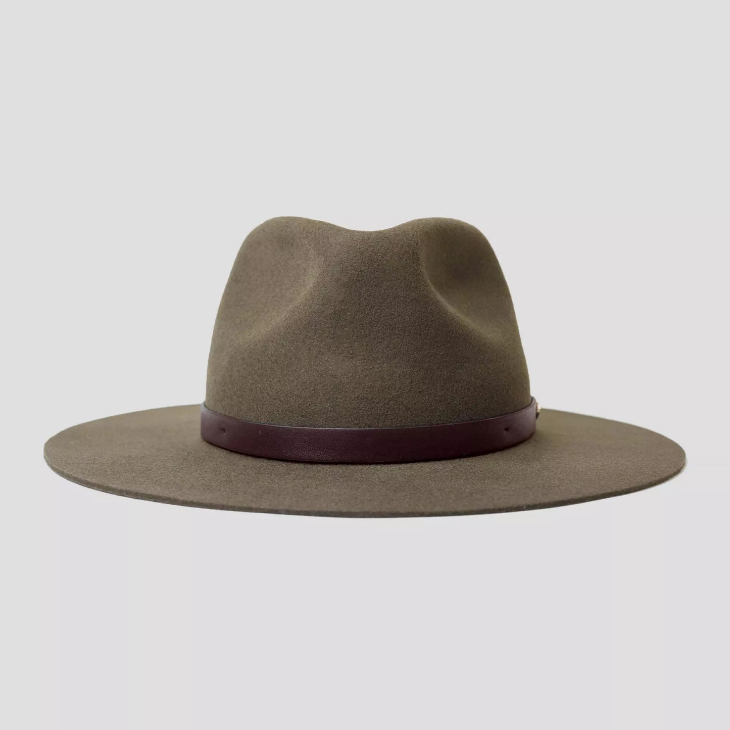 Griffin Fedora–Dark Olive[Fast shipping and box packing]