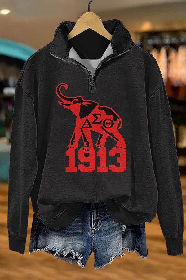 Delta Sigma Theta Print Sweatshirt