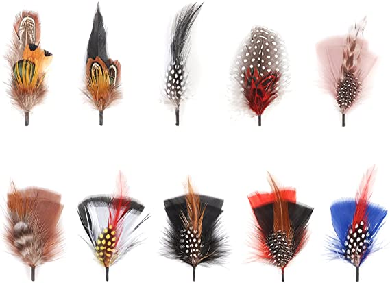 Natural Feather Packs Accessories for Hats