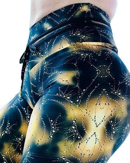 Christmas Feng Water Drops 3D Printed Yoga Leggings