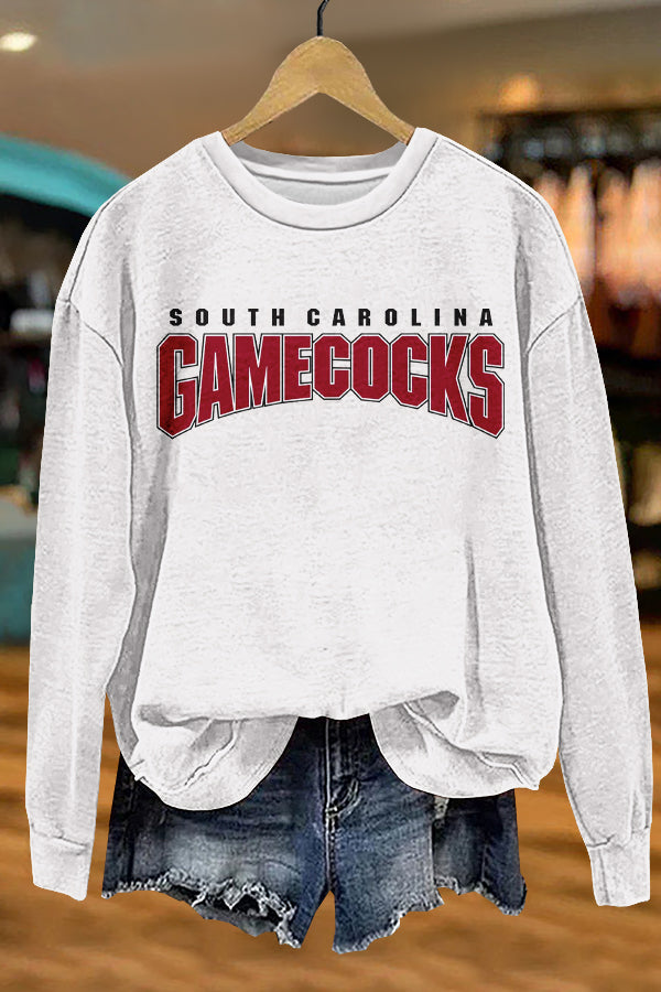 South Carolina Gameday Gamecocks Print Sweatshirt