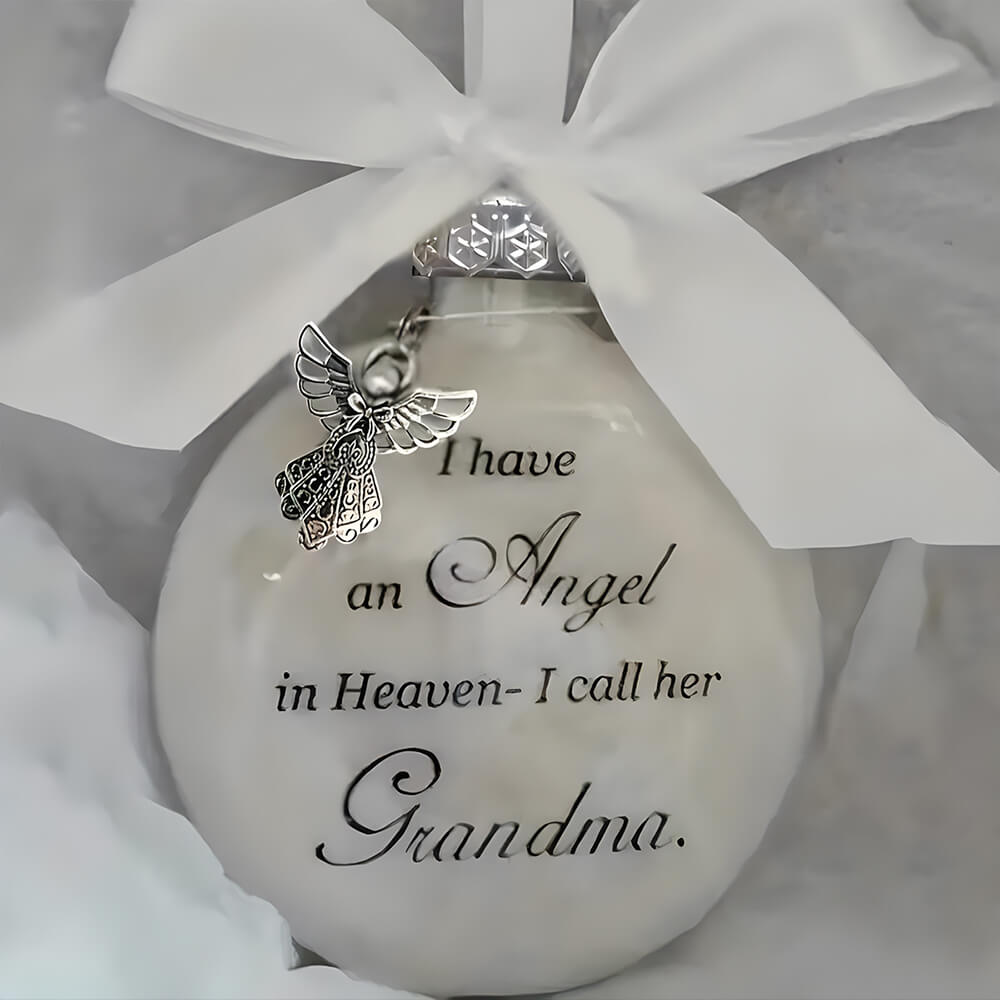 Christmas Angel in Heaven Memorial Ornament