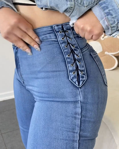 Tight. High-Waisted Jeans