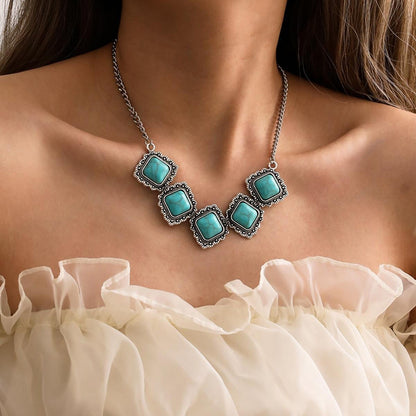 Ethnic Turquoise Necklace