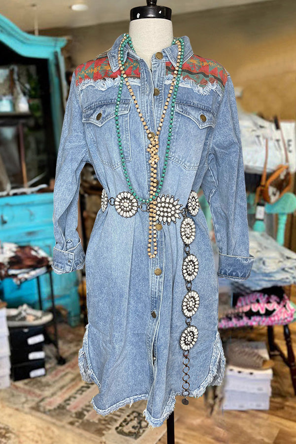 Vintage Denim Dress