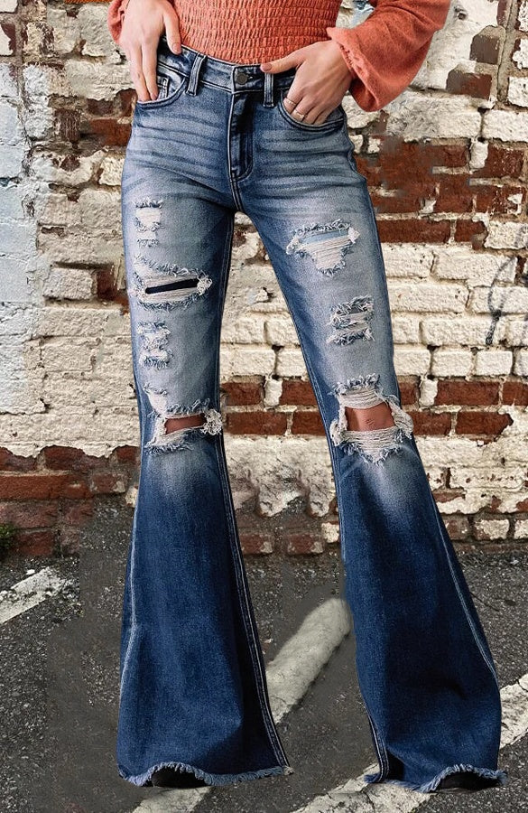 High Rise Super Flare Jean