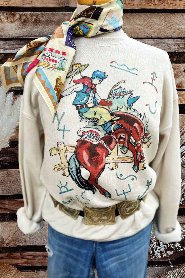 Vintage Western Rodeo Sweatshirt