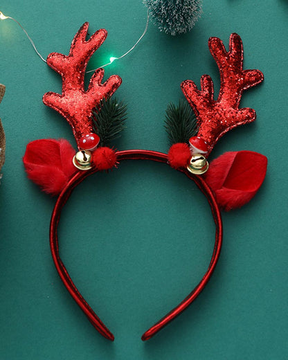 Christmas Elk Sequin Headband