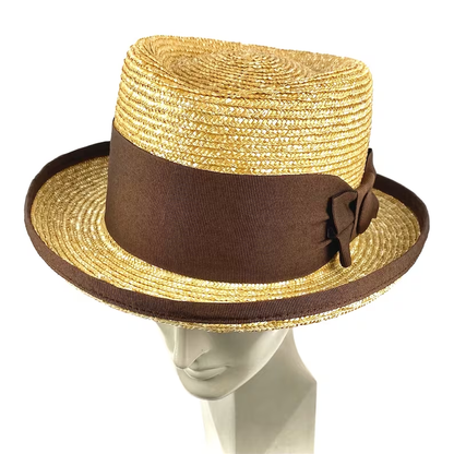 Hercule Poirot’s homburg straw hat