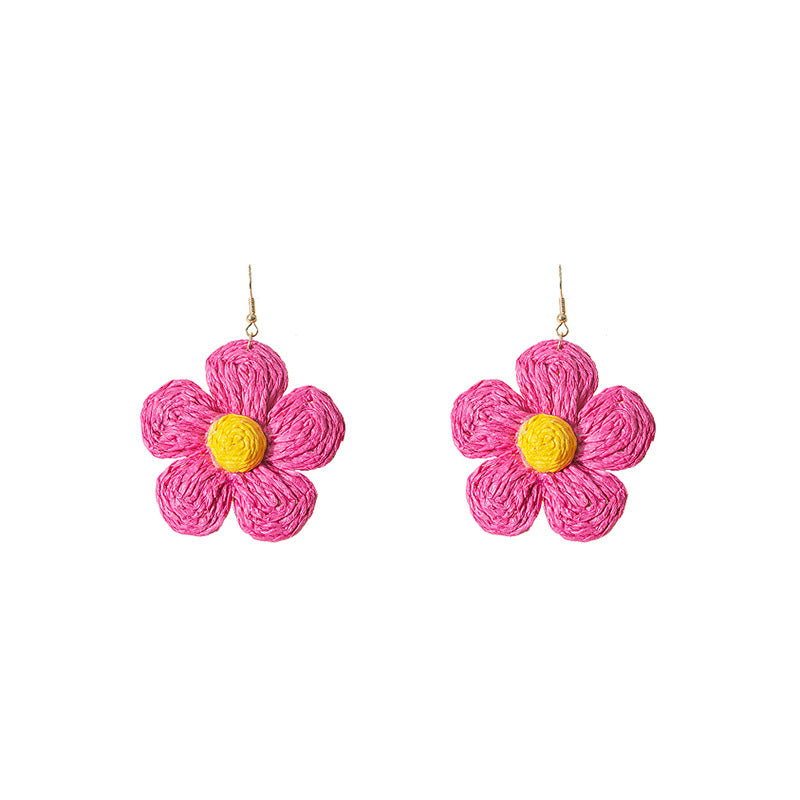 Cute Flower Braided Earrings