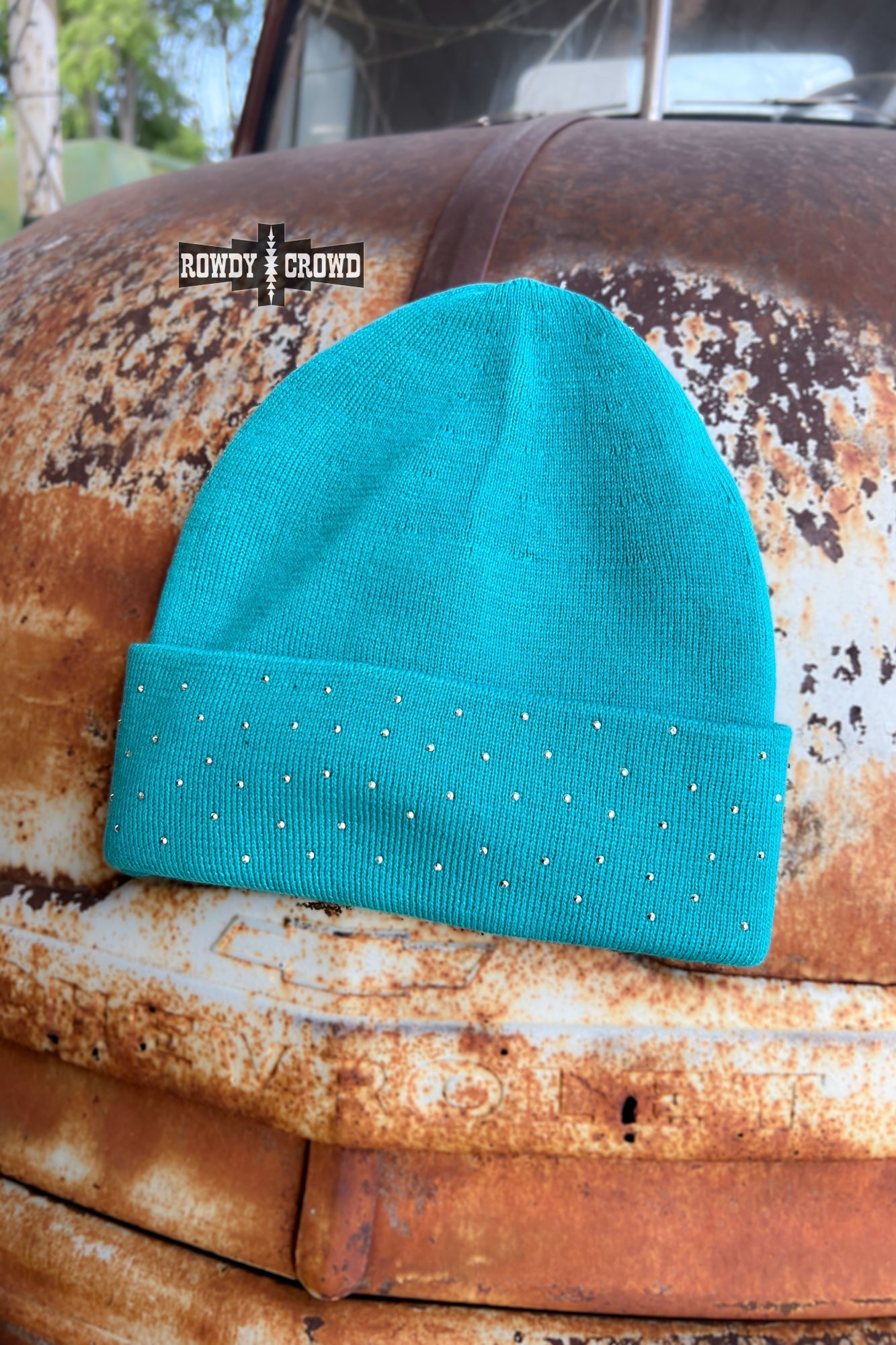 Turquoise-Shine Bright Beanie