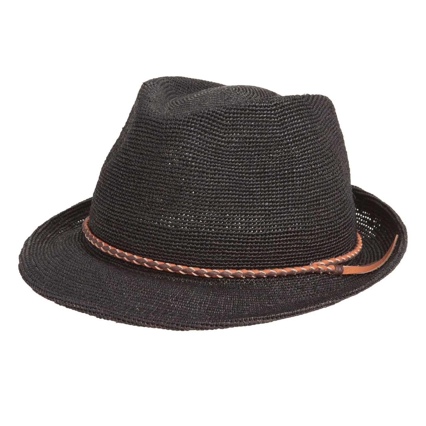 [Brad Pitt same style!]Can be rolls up for packing- Goorin Bros Morning Glory Raffia Straw Trilby Fedora