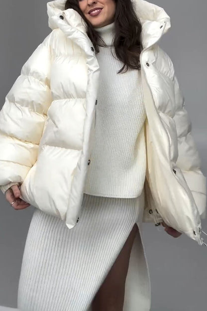 Women's Casual Hooded Thick Coat