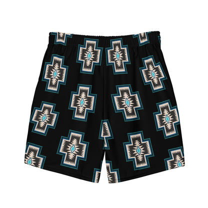 Yeehaw Southwest Cross Men's Swim Trunks