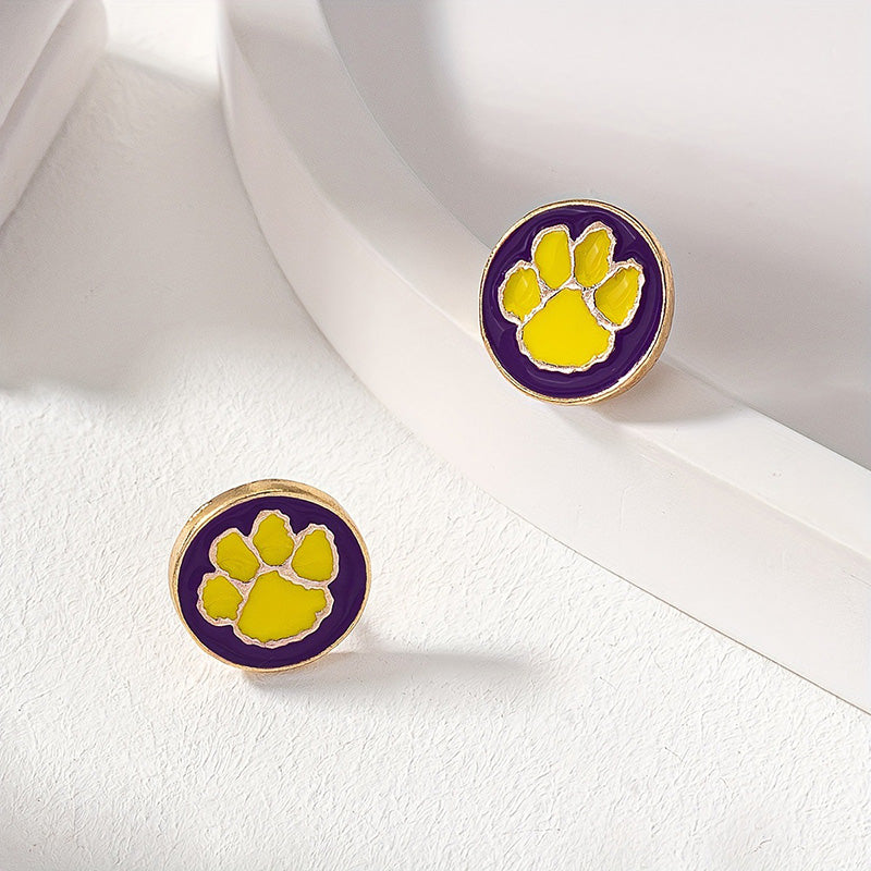 Unique Gameday Tiger Paw Earrings