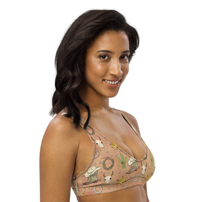 Yeehaw Desert Symbols Bikini Top