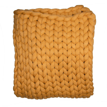 Chunky Knit Throw choice of colors