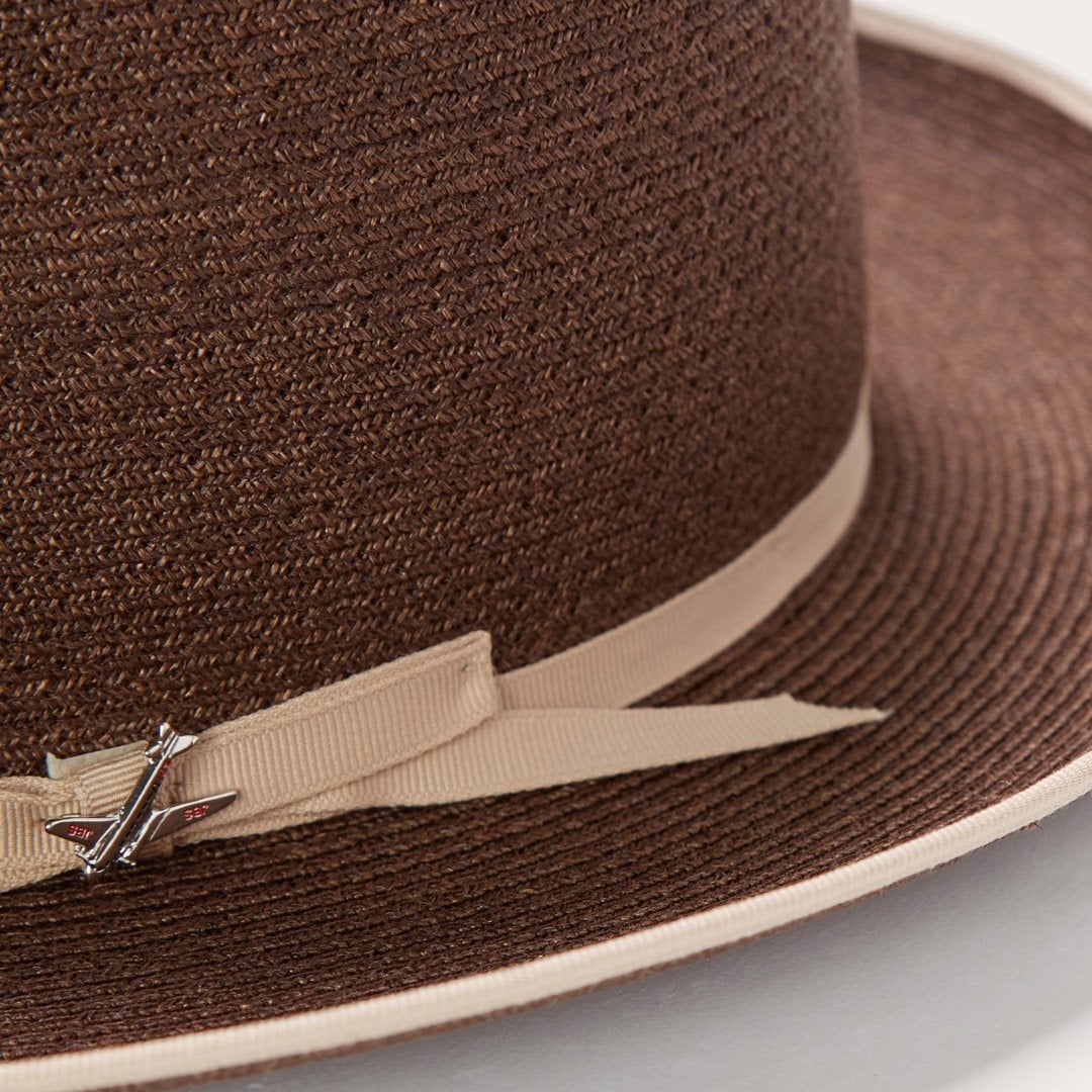 Stratoliner Hemp Fedora-Brown