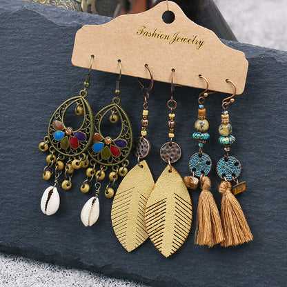 Women's Bohemian Hoop Earrings