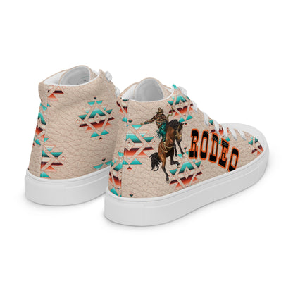 Rodeo Aztec Women__ high top canvas shoes