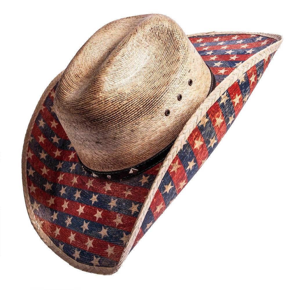 Patriot | Mens Straw Cowboy Hat