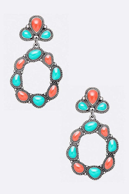 Southwestern Enamel Color  Earrings