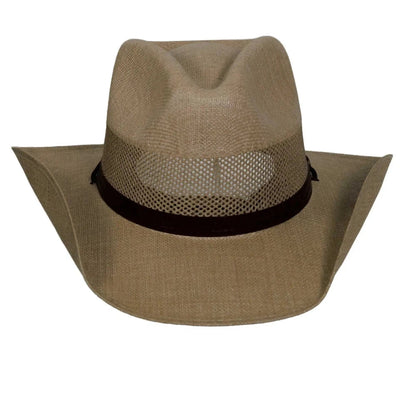 Florence | Western Curled Mens Straw Cowboy Hat